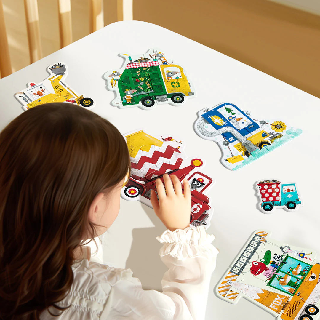 The first puzzle Construction machinery NEW