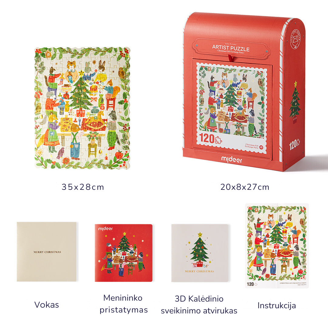 Puzzle Christmas Eve in the mailbox
