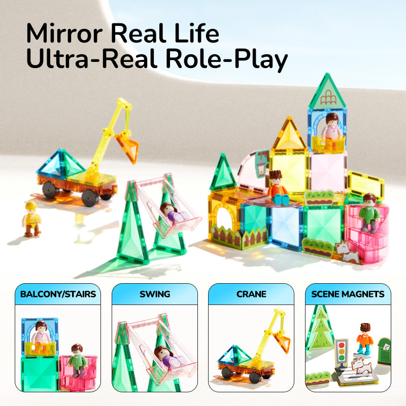 Interactive Magnetic Building Set - Family