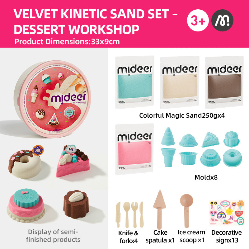 Kinetic Sand Play Set - Dessert Club