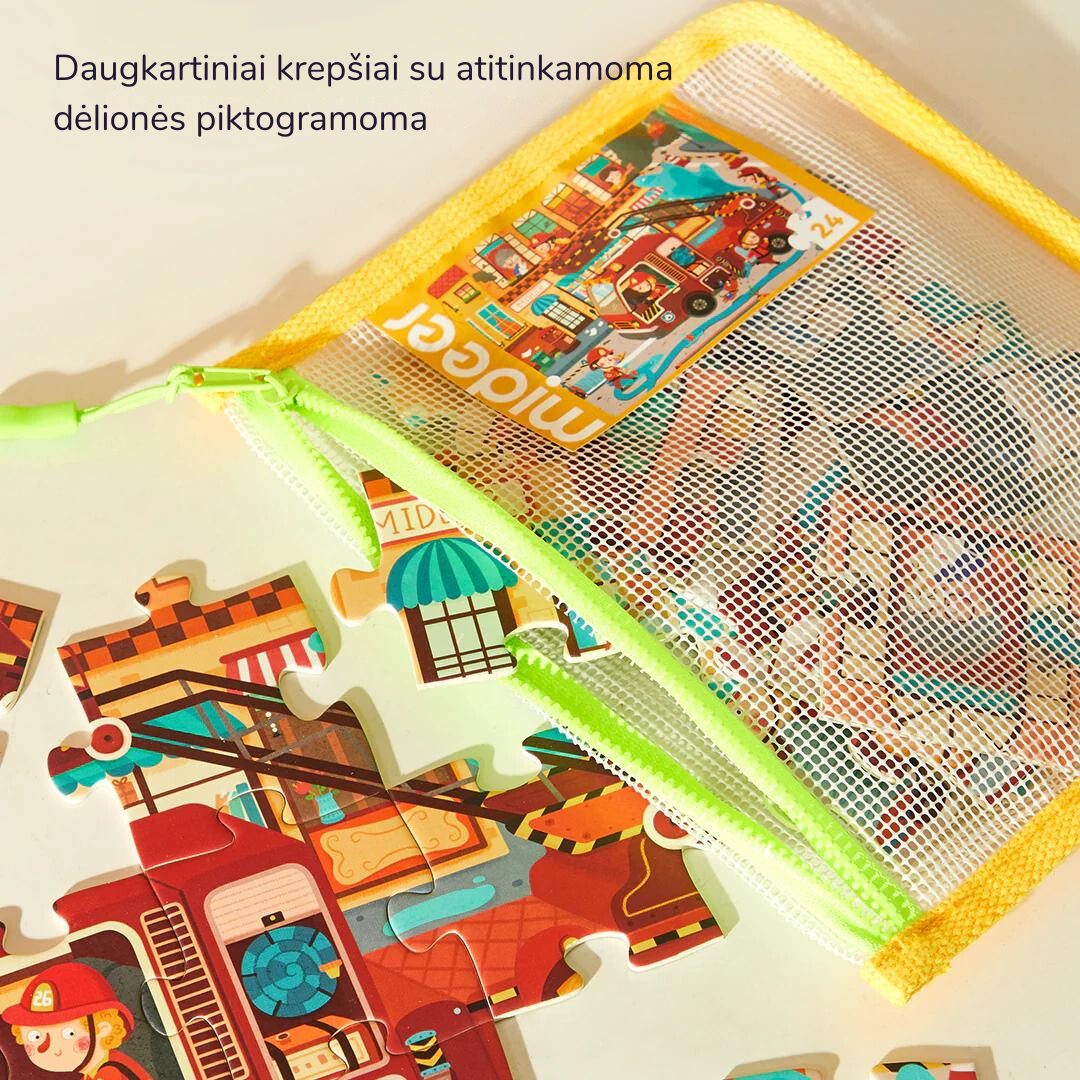 Level Up dėlionių rinkinys - 4 lygis Magiškas gyvūnų pasaulis