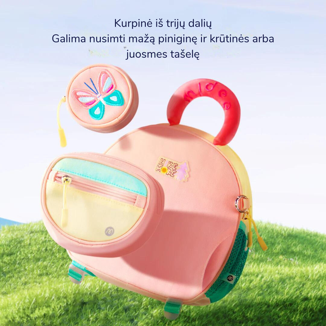Vaikiška išvykų kuprinė - Oranžinė