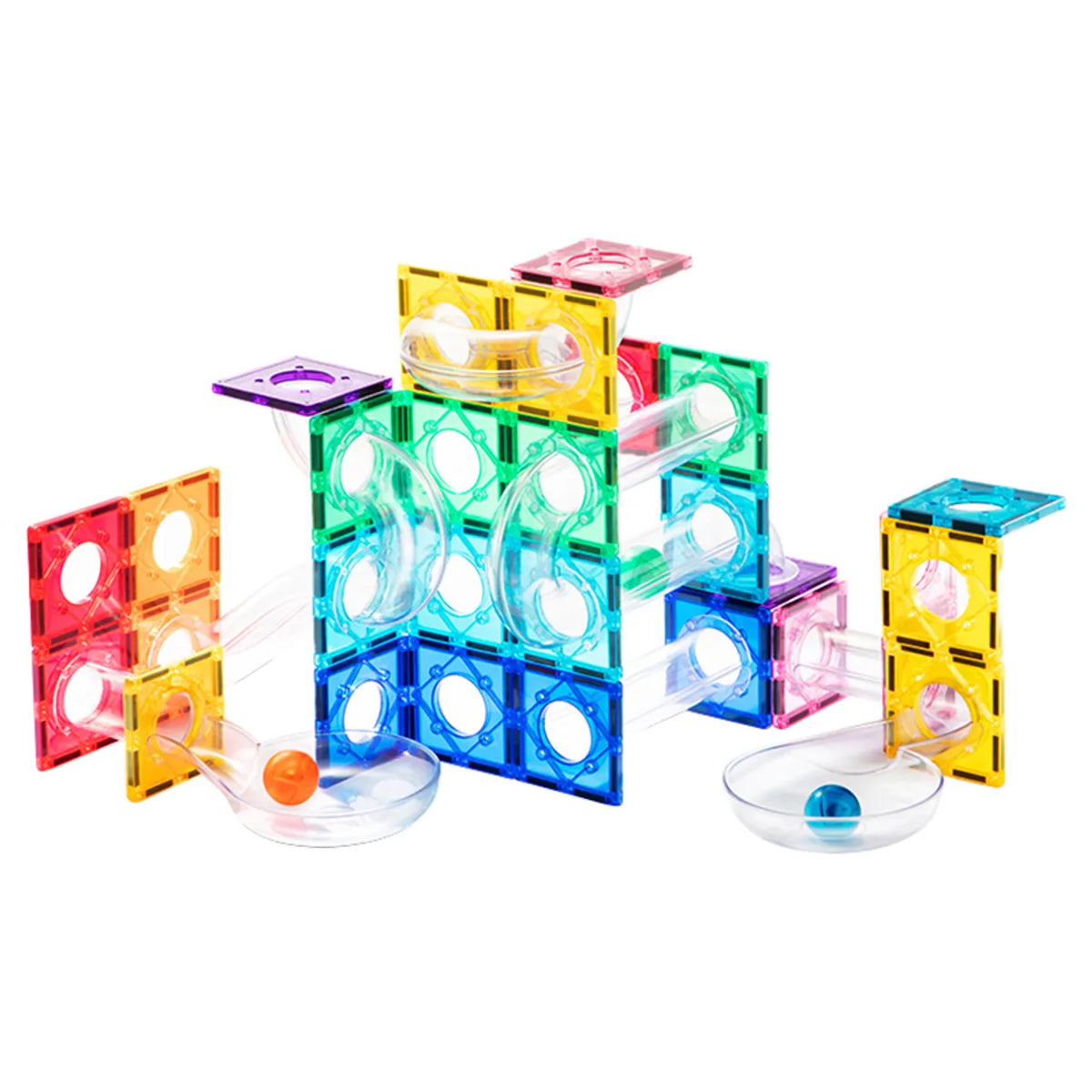 Magnetic Building Set - Track - 100 Pieces