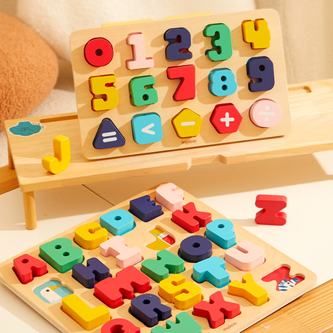Wooden block puzzle Numbers