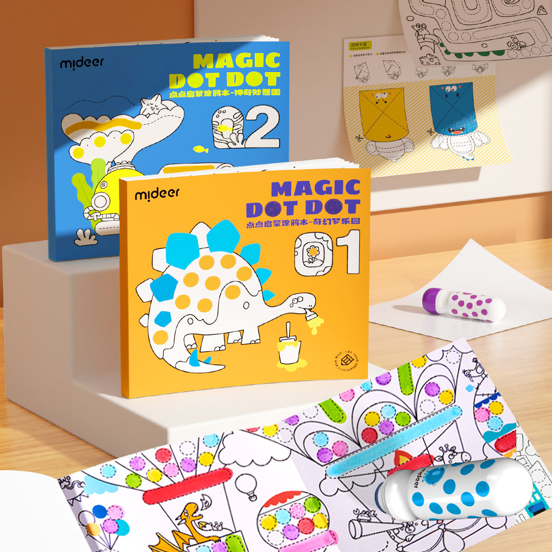 Dot coloring book "Wonderland"