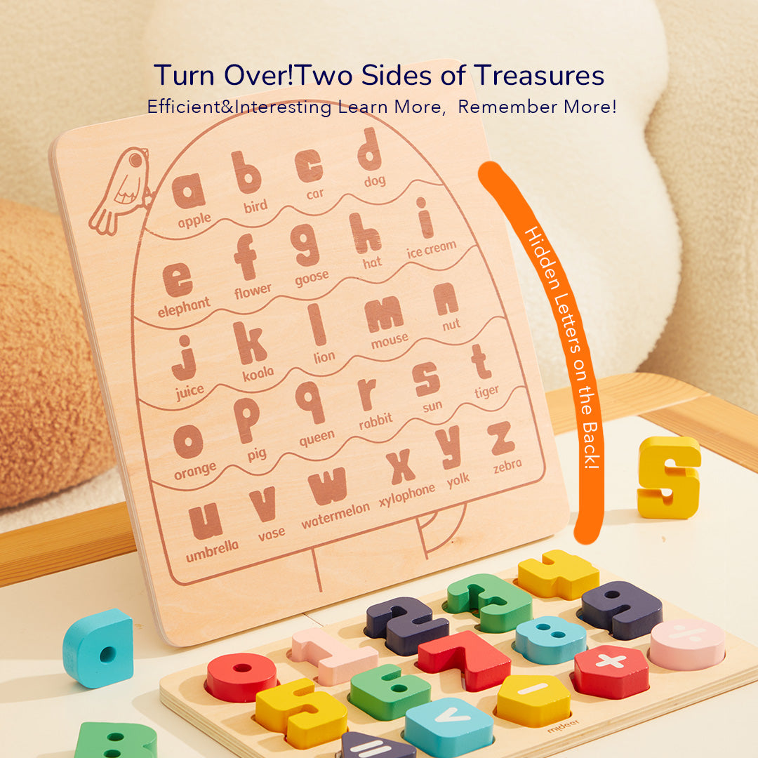 Wooden block puzzle Numbers