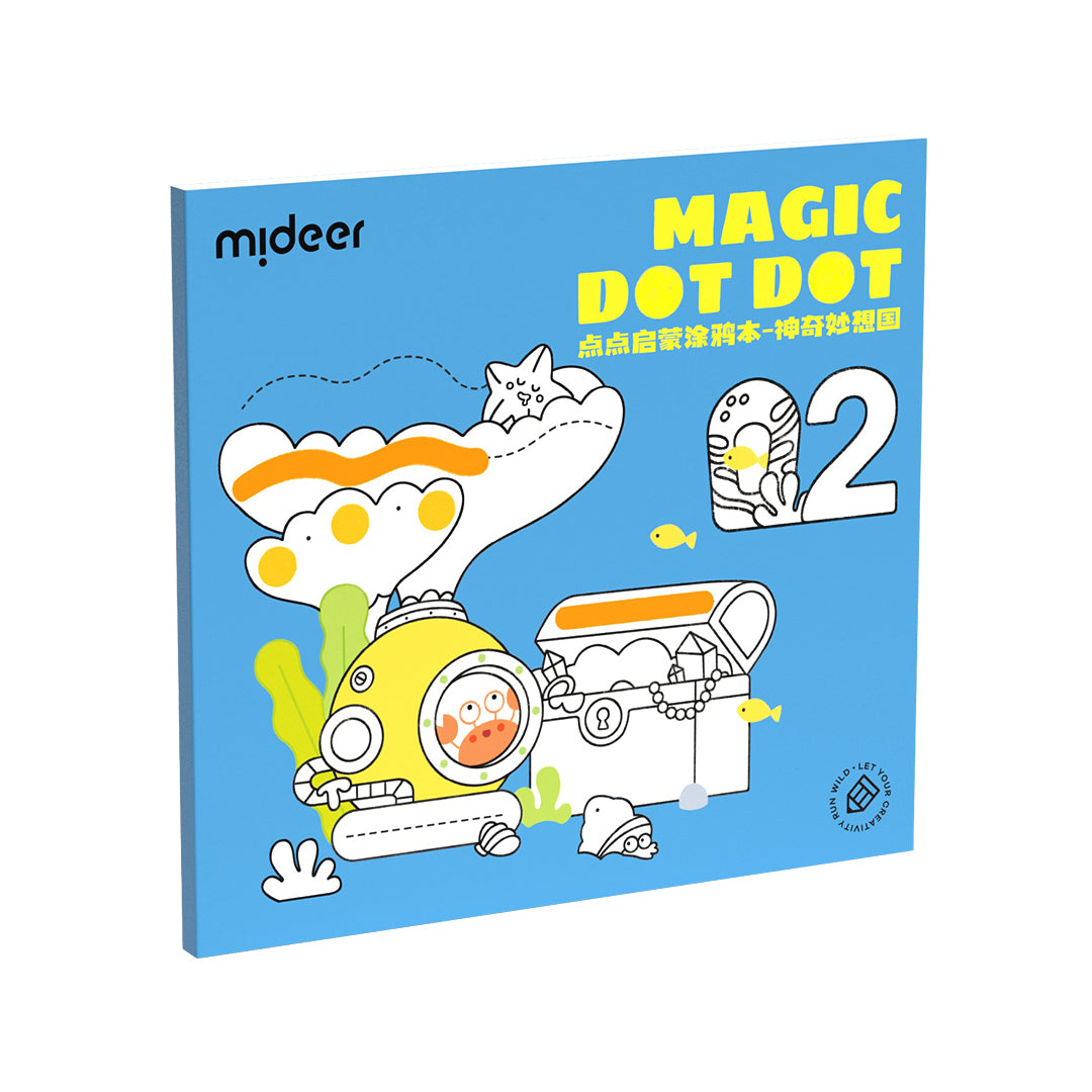 Dot coloring book "Wonderland"
