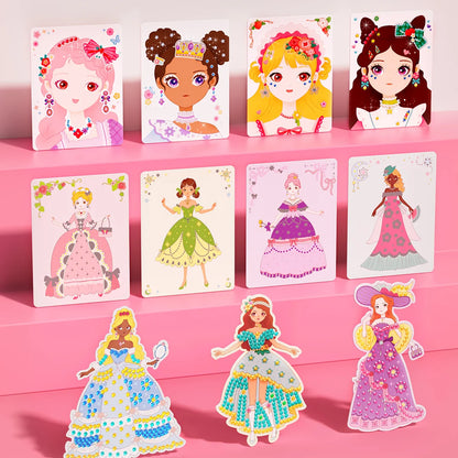 3-in-1 loovtöökomplekt - Printsessi fantaasiameik
