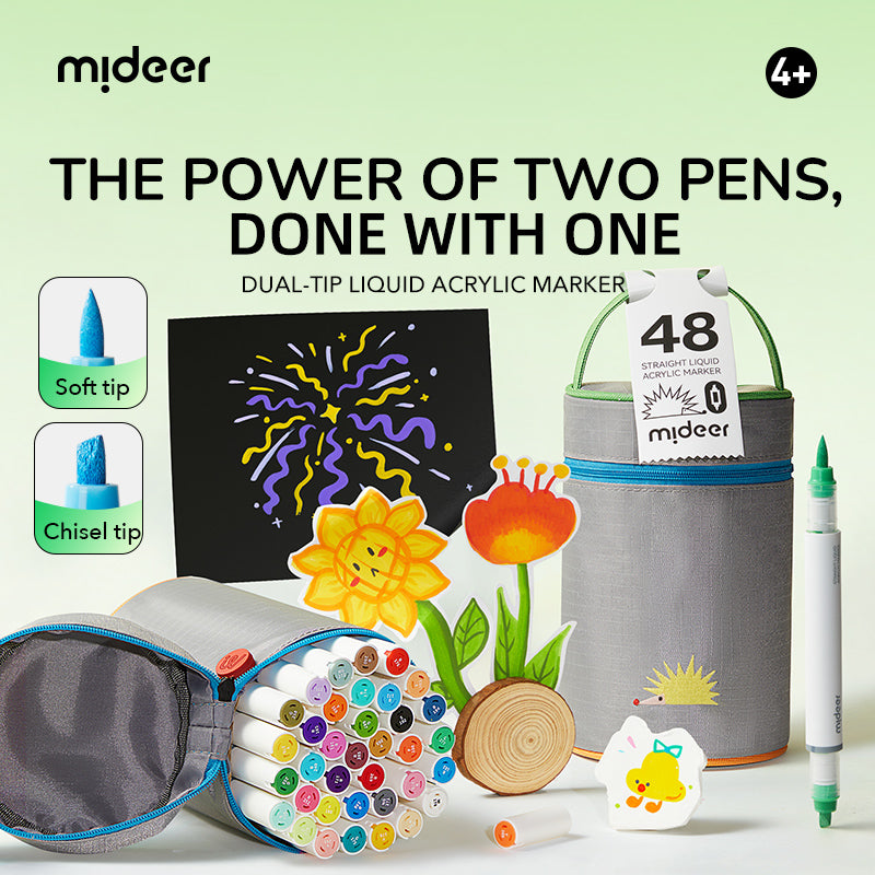 Dvipusiai akriliniai markeriai