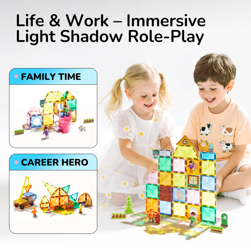 Interactive Magnetic Building Set - Family
