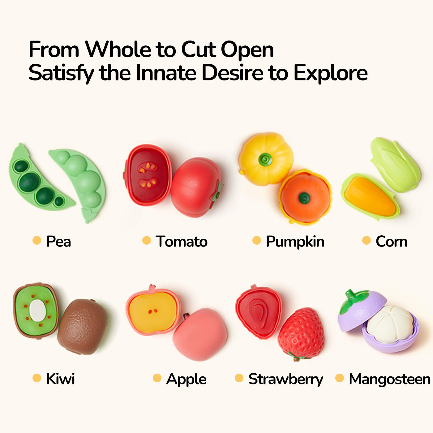 MODELINO LIPDYMO RINKINYS - VAISIAI IR DARŽOVĖS