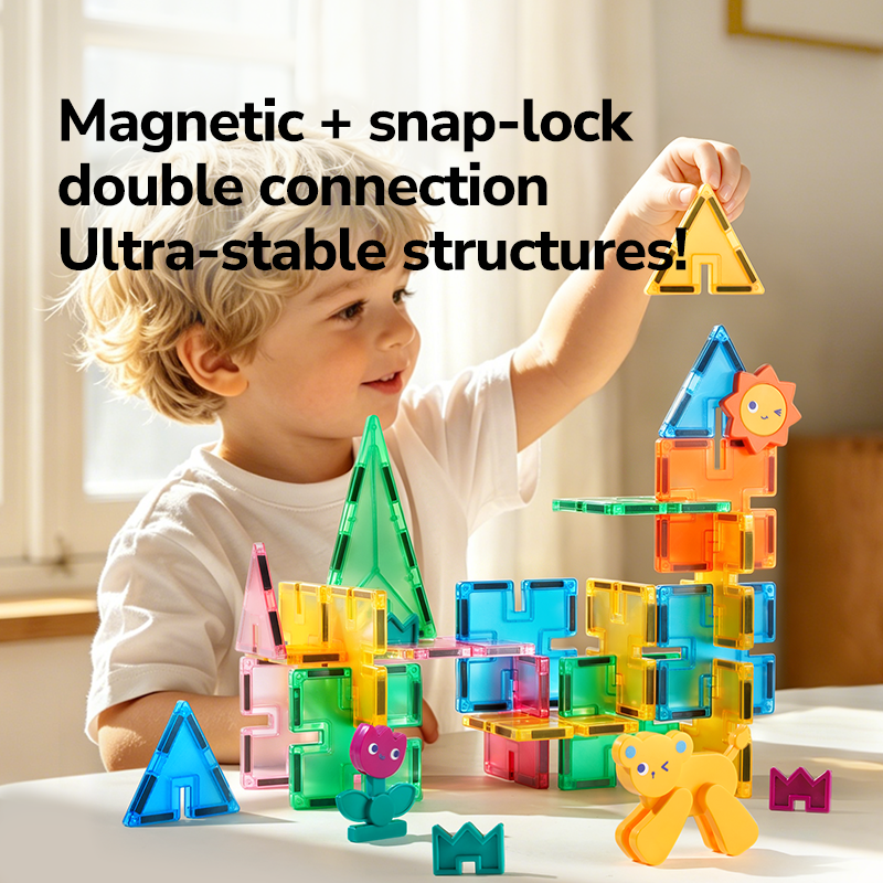 2-in-1 magnetklotside komplekt - 48 osa