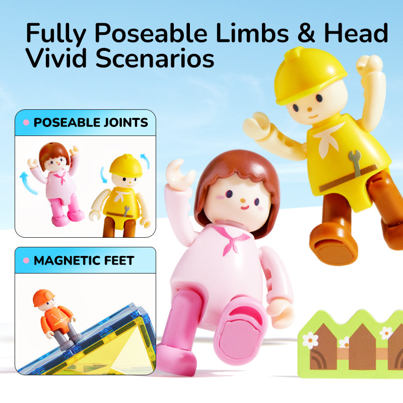 Interactive Magnetic Building Set - Family