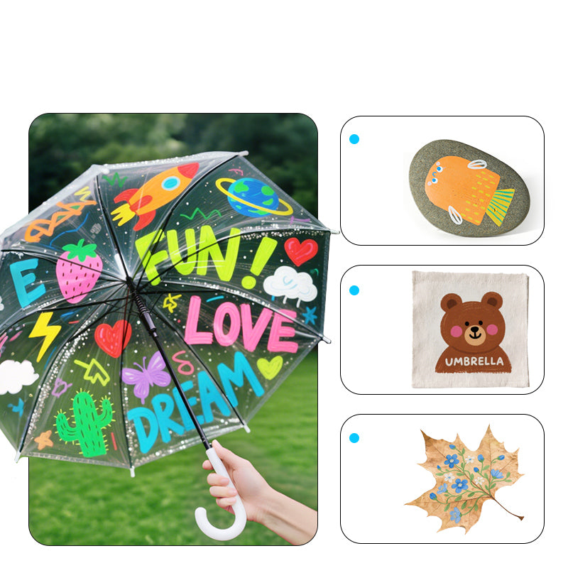 Dvispalviai akriliniai markeriai - 32 spalvų