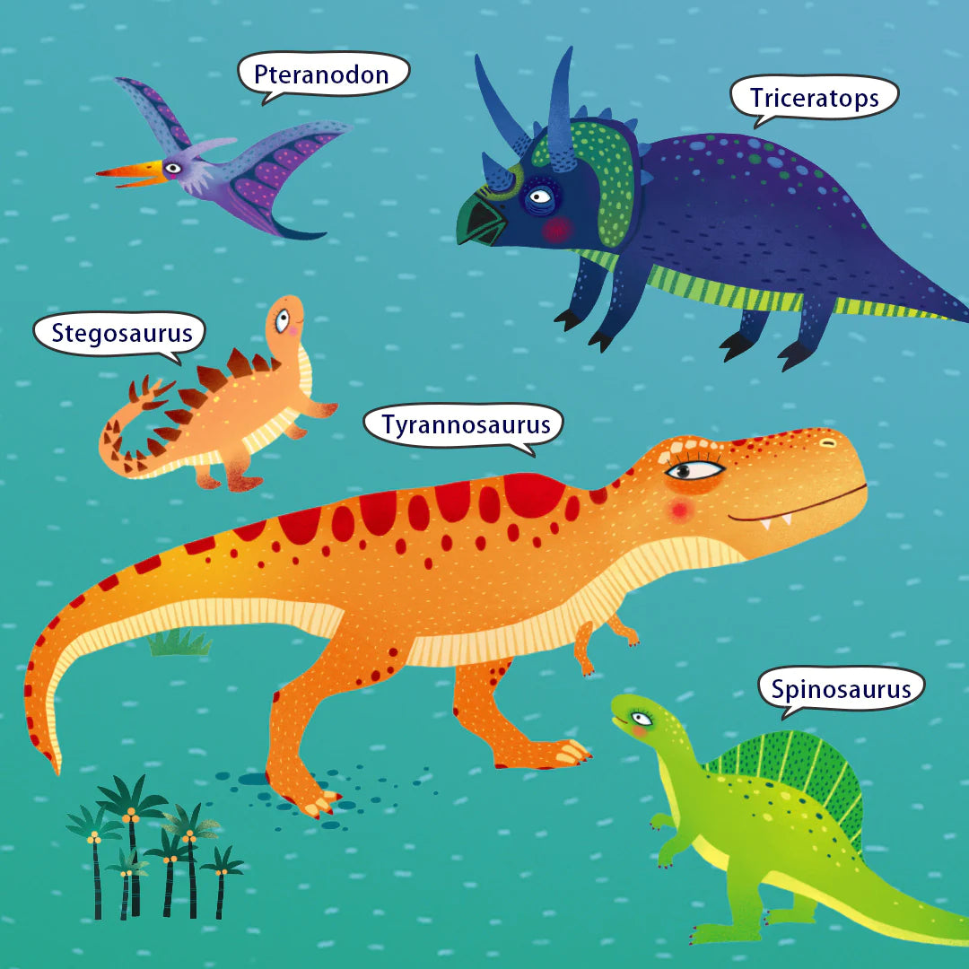 Kaasaskantav puslekast: Dinosauruste Aeg 104tk