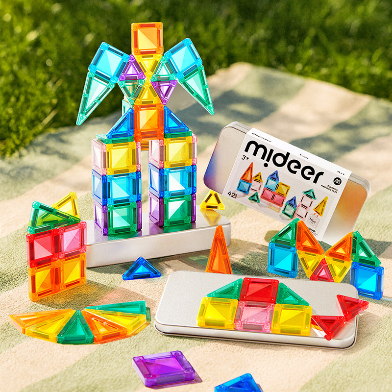 Mini magnetklotside komplekt metallkarbis