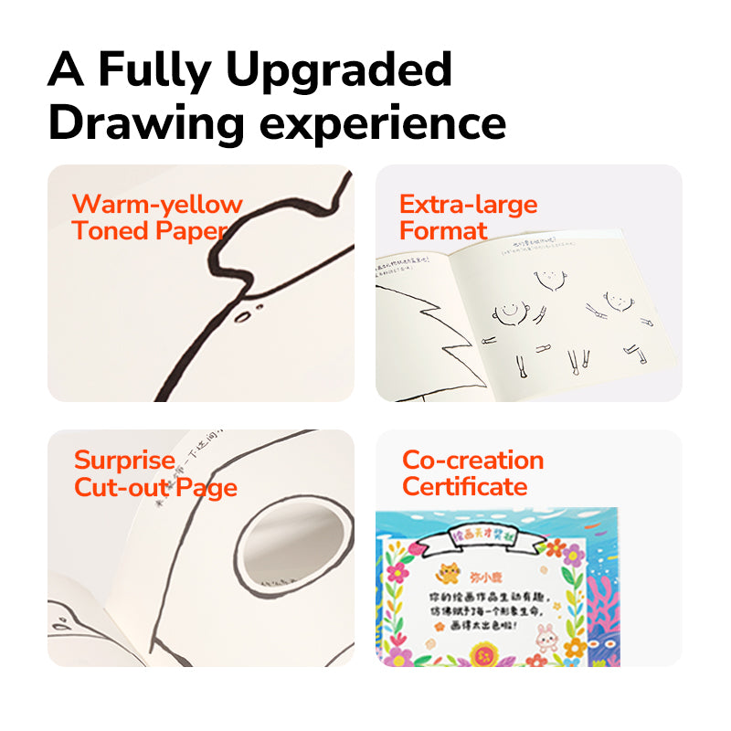 Kūrybinė piešimo knyga - Mažas pasaulis