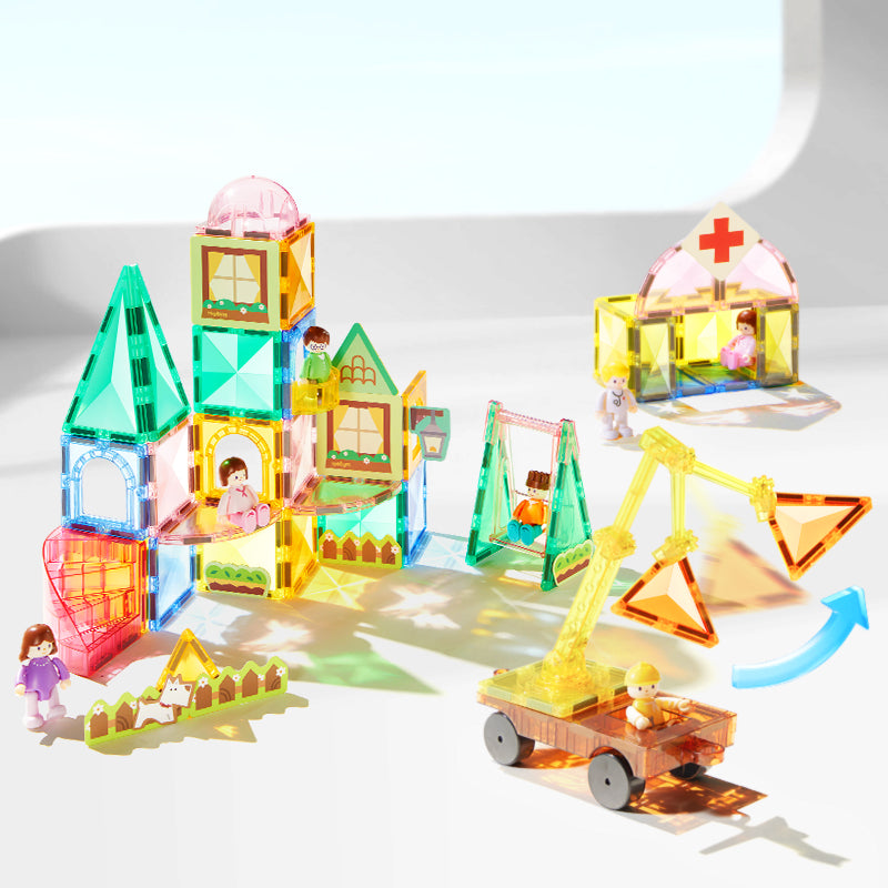 Interactive Magnetic Building Set - Family