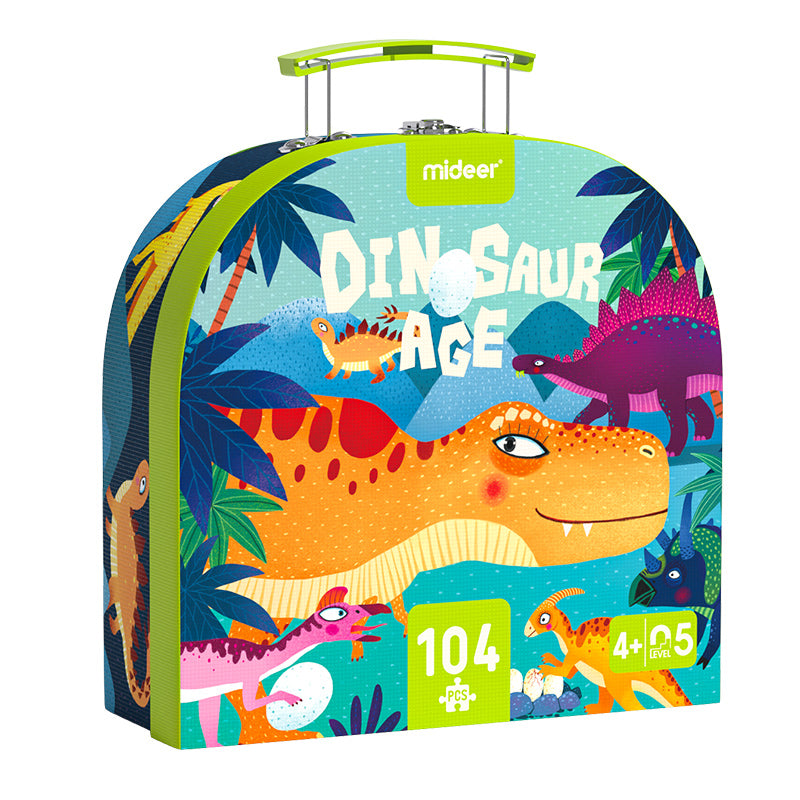 Kaasaskantav puslekast: Dinosauruste Aeg 104tk