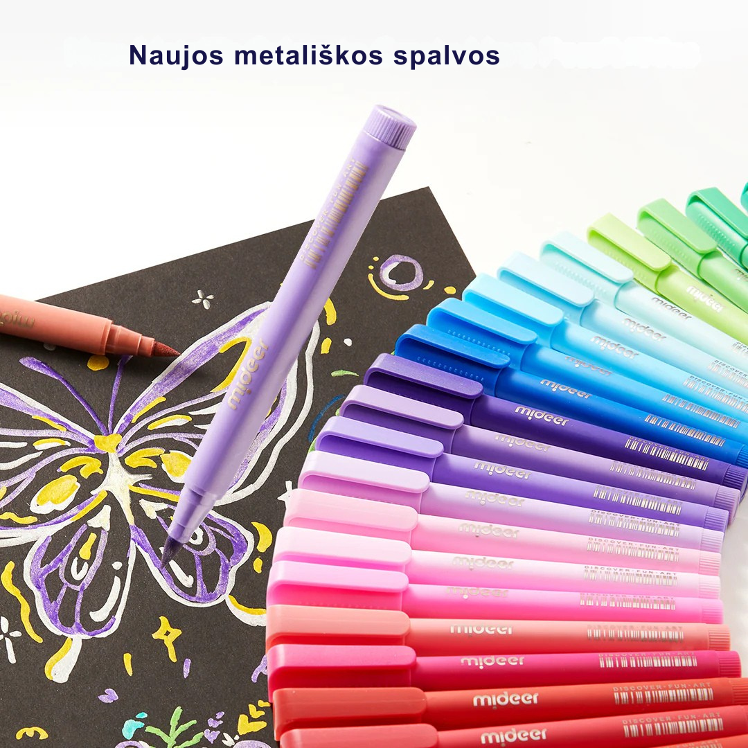 Acrylic markers in "graffiti" bag - 36 colors