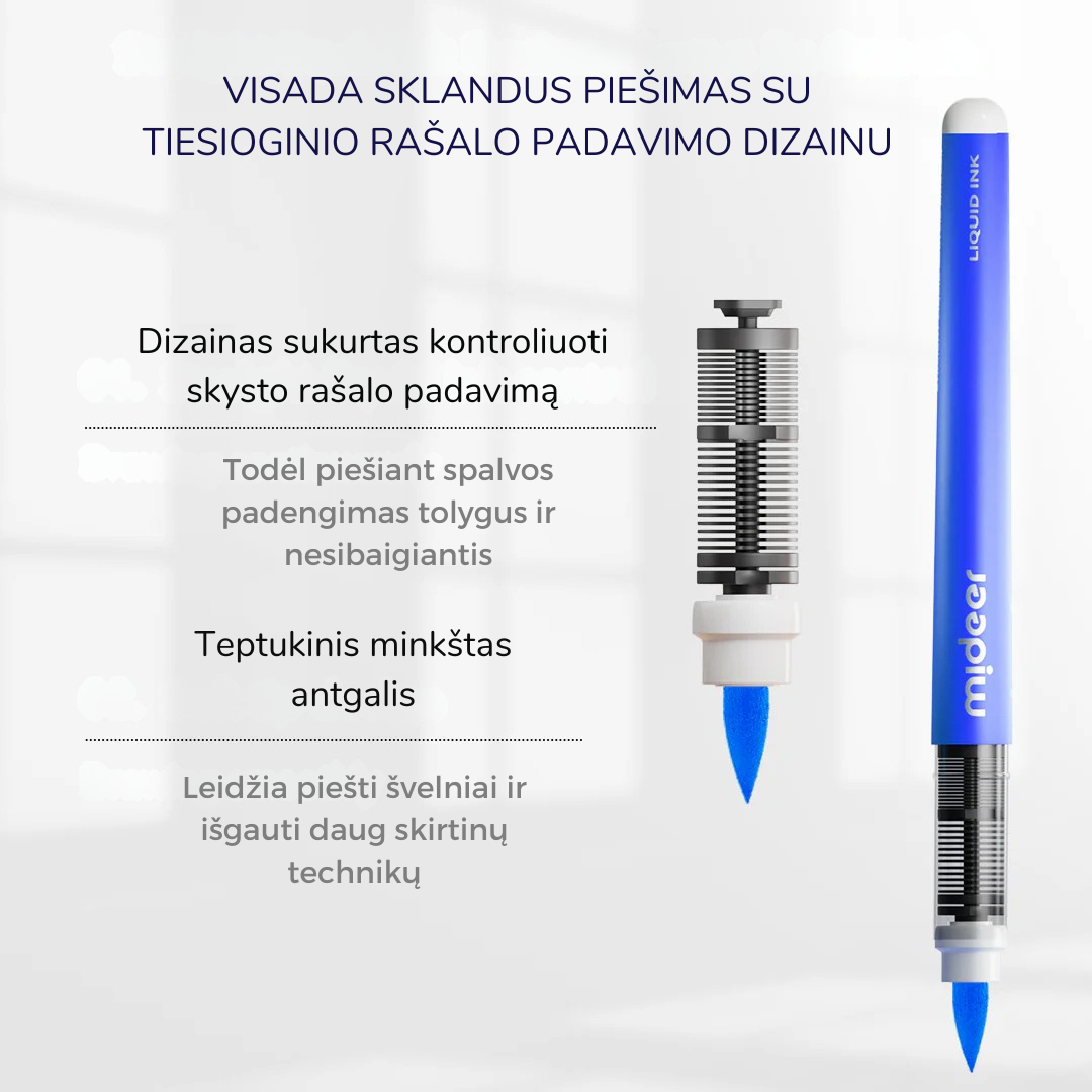Vedelvärviga pehme otsaga akrüülmarkerid - 36 värvi
