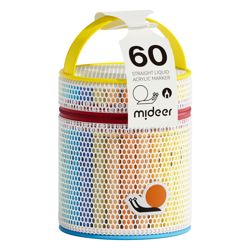 Water-Based Acrylic Markers - 60 Colors
