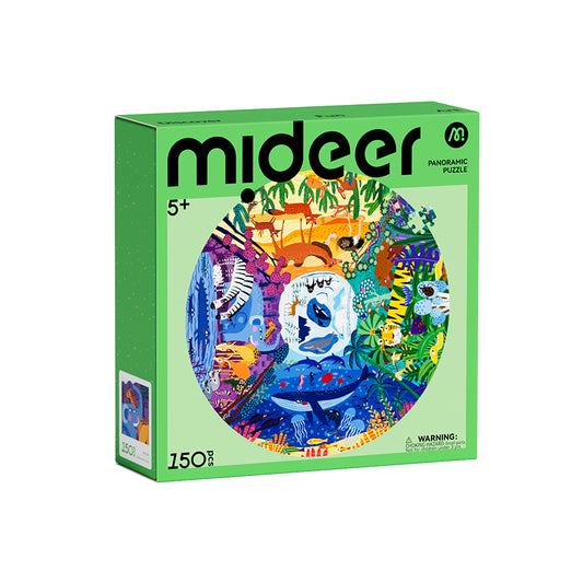 Round Puzzle – Animals of the World