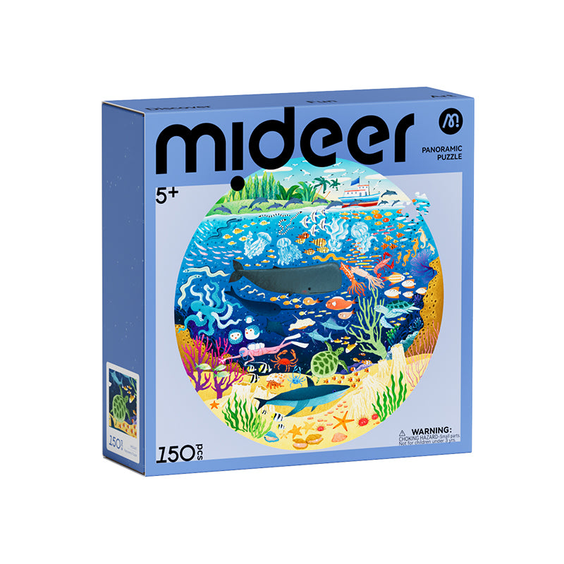 Circular puzzle Underwater adventure