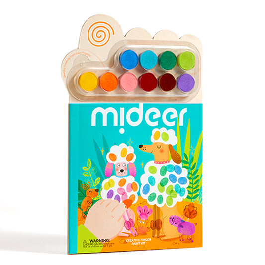 Creative Finger-Painting Album - Animal Theme
