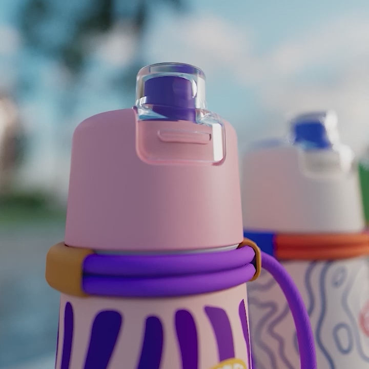 Drinker 2in1 with water mist - Blush Pink