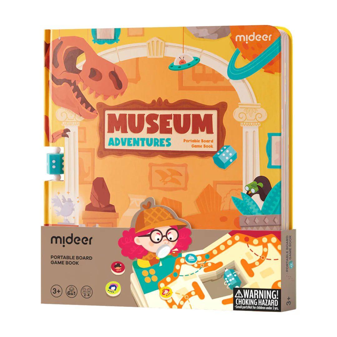6-in-1 lauamänguraamat - Seiklused muuseumis