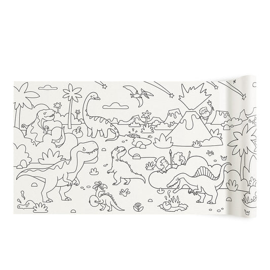 Kleepuv värvimisrull - Imelised dinosaurused