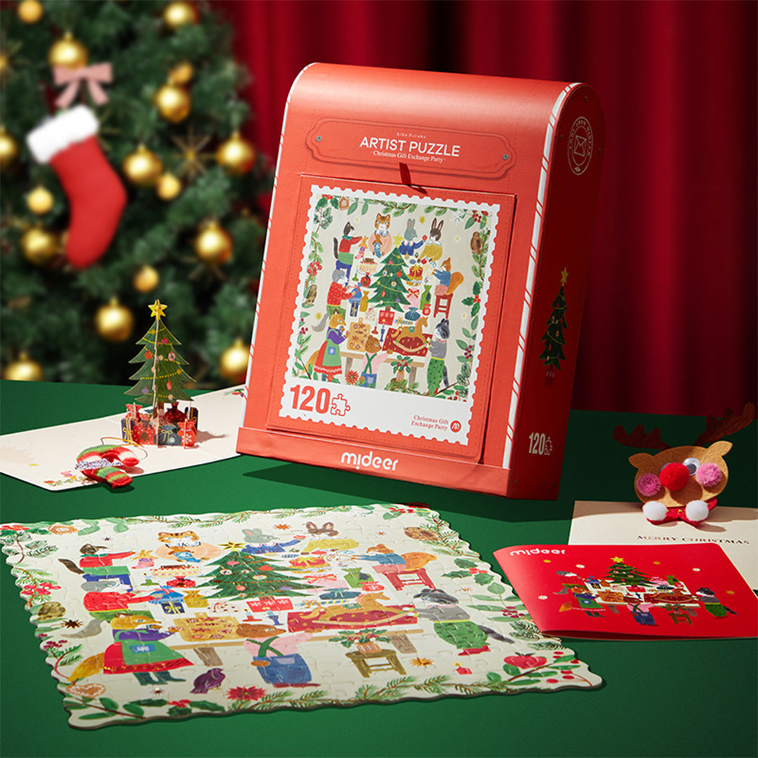 Puzzle Christmas Eve in the mailbox